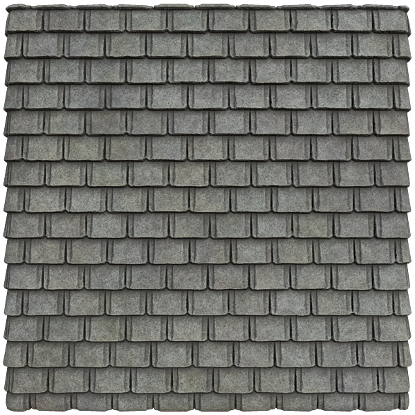Square Asphalt Rooftop Texture (Plane)
