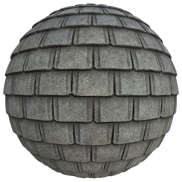 Square Asphalt Rooftop Texture (Sphere)