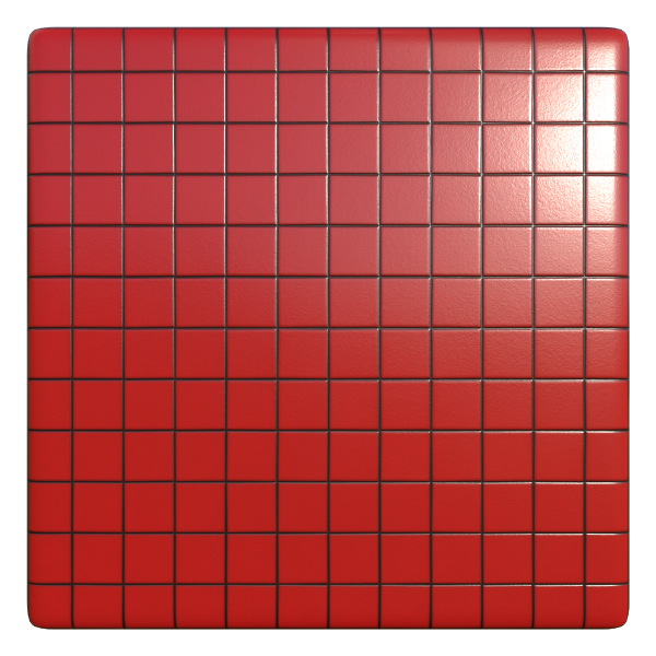 Small Red Tile Texture (Plane)