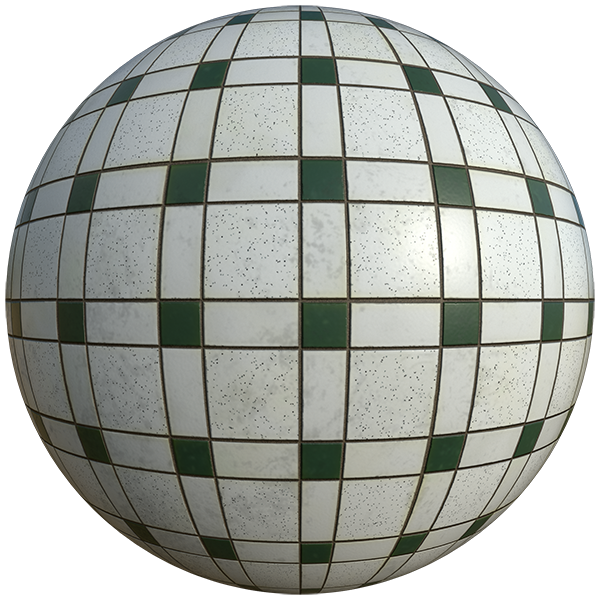 Vintage Style Floor Tiles (Sphere)