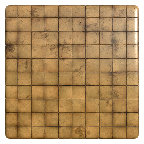 Dirty Brown Tiles (Plane)