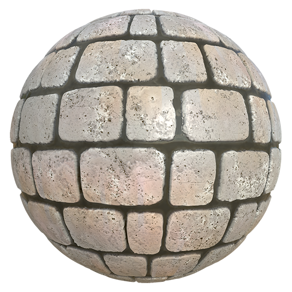 Classic Cobblestones with Puddles (Sphere)