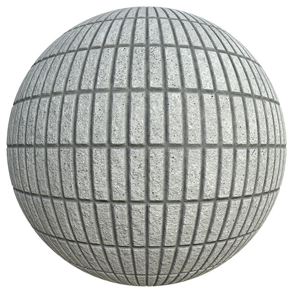 Split Rib Concrete Blocks (Sphere)