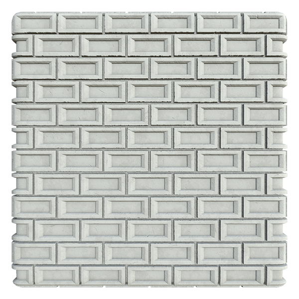 Concrete Block Tile with Hole (Plane)