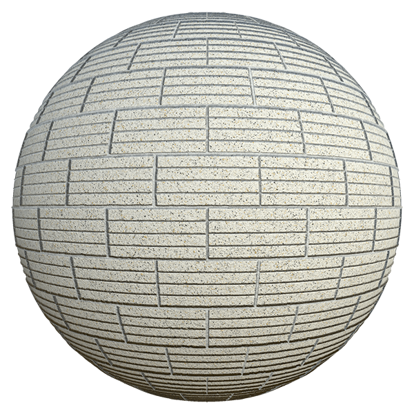 Concrete Tiles with Horizontally Cut Bands (Sphere)