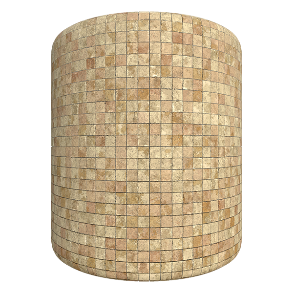 Brownish Terracotta Outdoor Tiles (Cylinder)