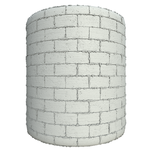 Concrete Blocks with Excessive Mortar (Cylinder)