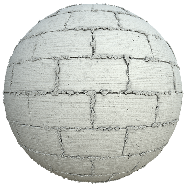 Concrete Blocks with Excessive Mortar (Sphere)
