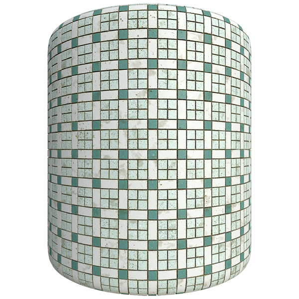 Retro Tiles of Hong Kong Old Restaurants (Cylinder)