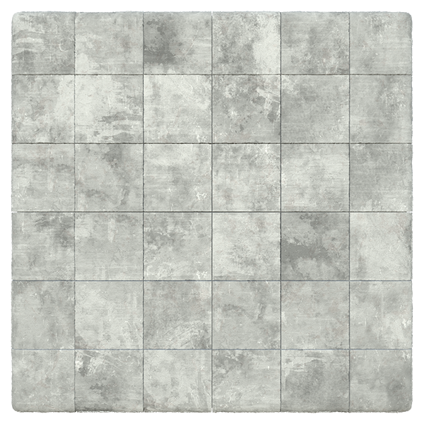 Concrete Industrial Floor Tile Texture (Plane)