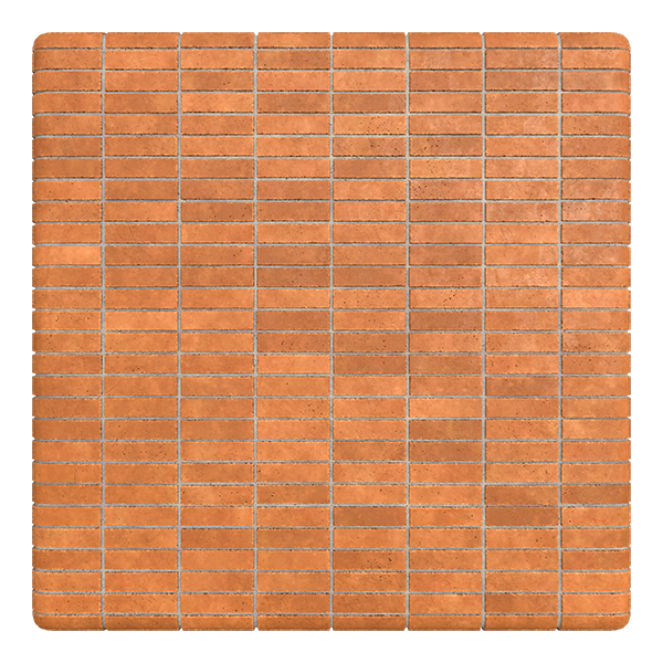 Horizontally Stacked Terracotta Tiles (Plane)