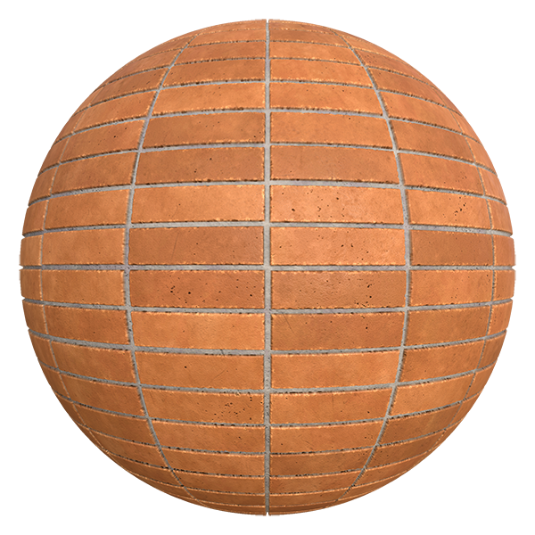 Horizontally Stacked Terracotta Tiles (Sphere)