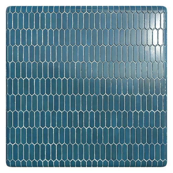 Vertically Elongated Diamond Ceramic Tiles (Plane)