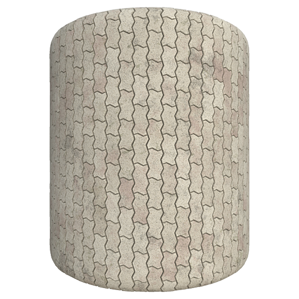 Zig Zag Unipaver Block Bricks (Cylinder)