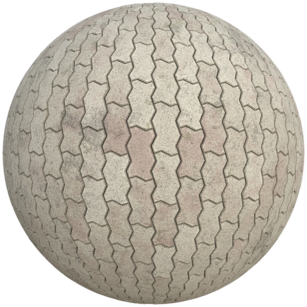 Zig Zag Unipaver Block Bricks (Sphere)