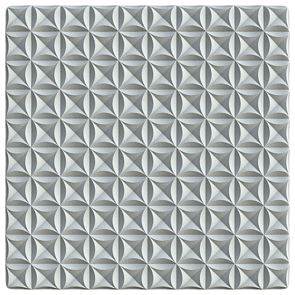 Geometric Tile Texture for Wall Decor (Plane)