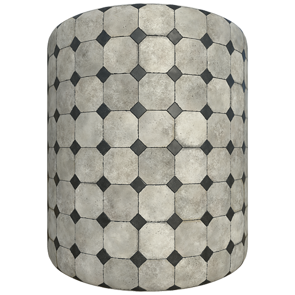 Antique Cement Tiles (Cylinder)