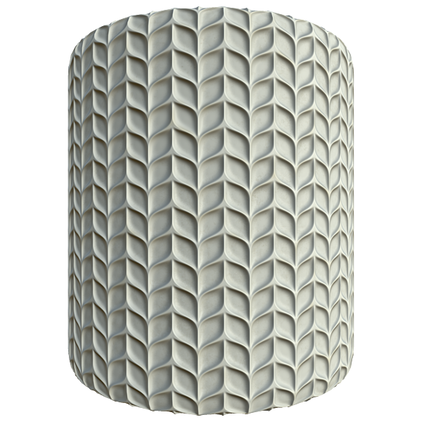 Leaf Shape Wall Decor Wall Tiles (Cylinder)