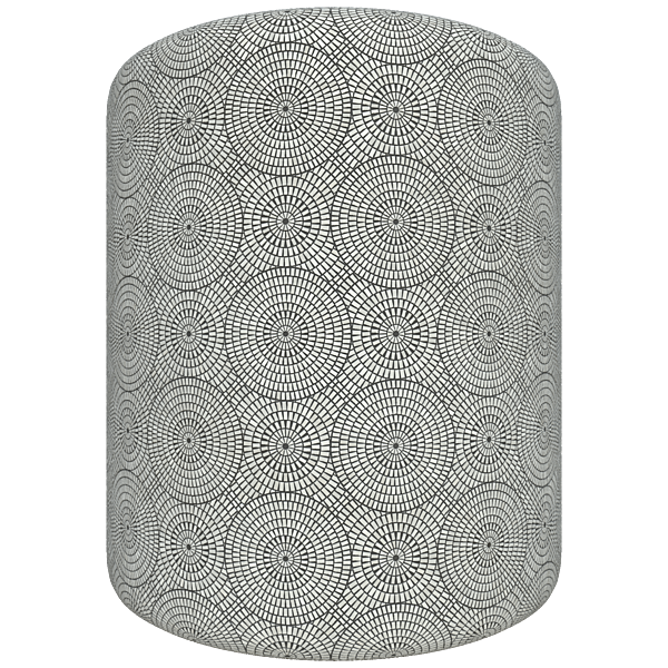 Circular Cobblestone Paving Texture (Cylinder)