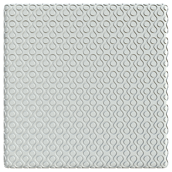 Waves and Circles Wall Decor Texture (Plane)
