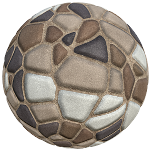 Pebble Mosaic Floor or Wall Texture