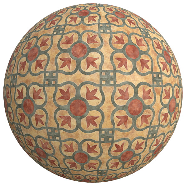 Moroccan Style Floor Tiles (Sphere)