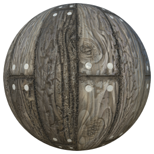 Nailed Wood Plank Texture