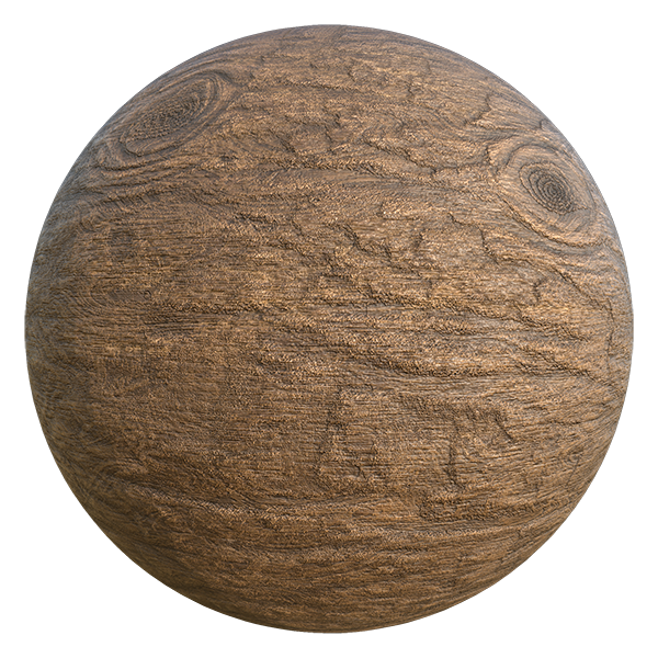 Primitive and Raw Tree Bark Texture (Sphere)