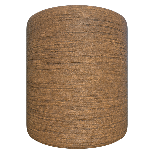 Natural Wood Texture with Parallel Barks (Cylinder)