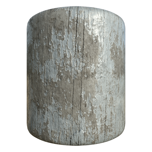 Wood Texture with Peeling Paint (Cylinder)