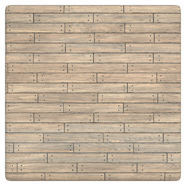 Wood Planks with Nails (Plane)