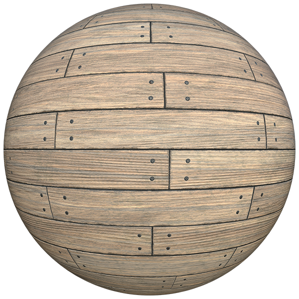 Wood Planks with Nails (Sphere)