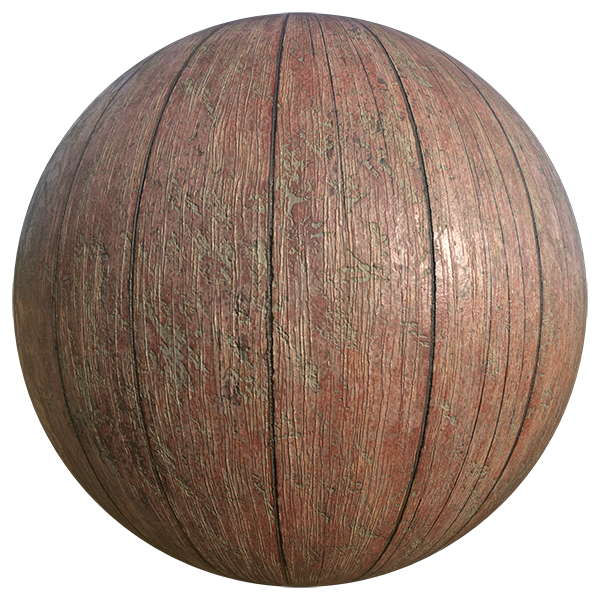 Painted Wood Planks (Sphere)