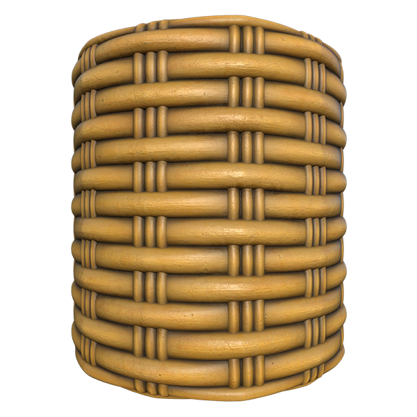 Woven Basket / Rattan Basket / Wicker (Cylinder)