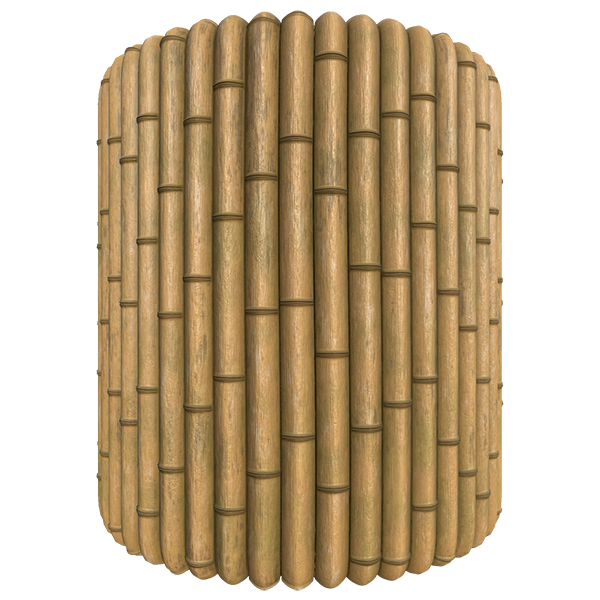Bamboo Fence Texture (Cylinder)