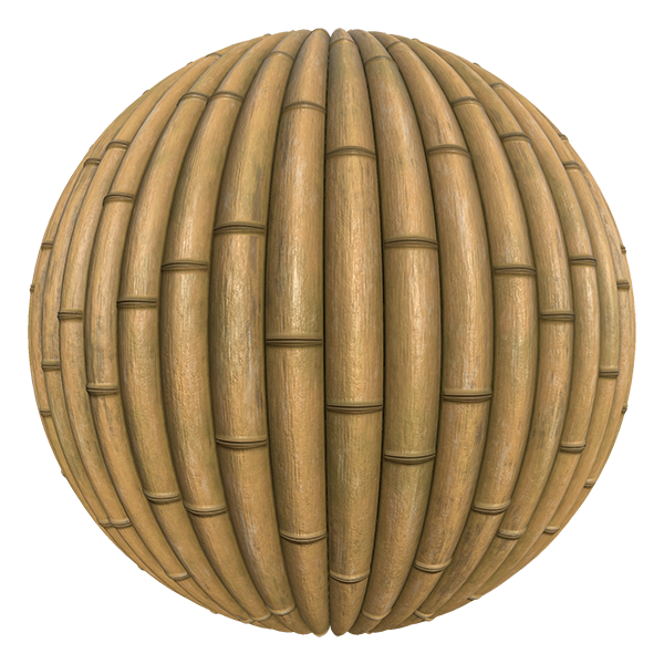 Bamboo Fence Texture (Sphere)
