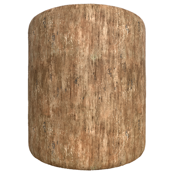 Raw Wood Plank Texture (Cylinder)