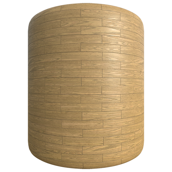 Ash Wood Plank Flooring (Cylinder)