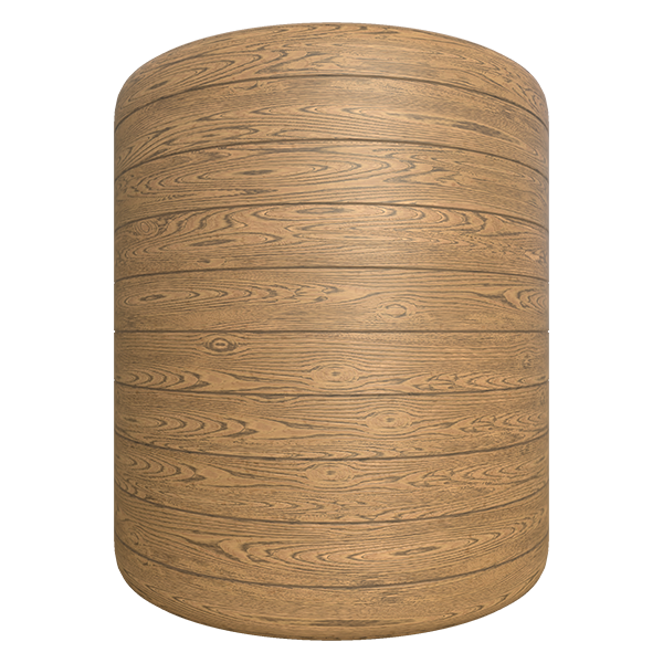 Long Dark Ash Wood Planks (Cylinder)