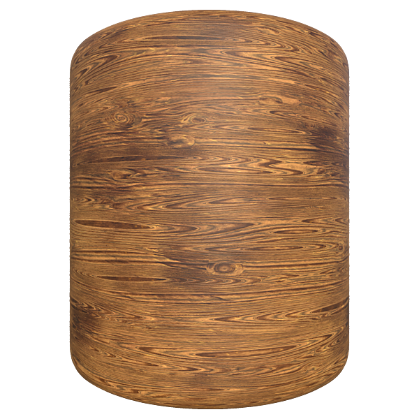 Dull Color Ash Wood Board Texture (Cylinder)