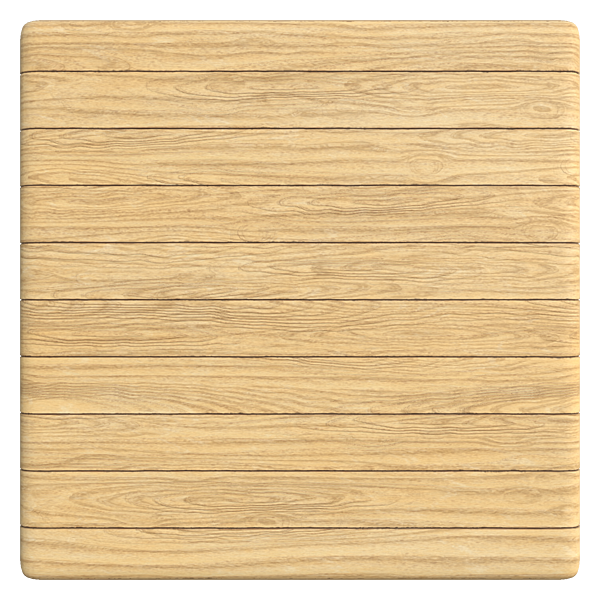 Pine Wood Plank Texture (Plane)