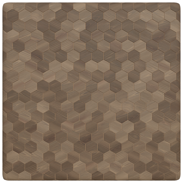 Hexagonal Wood Tiles for Wall Decor (Plane)