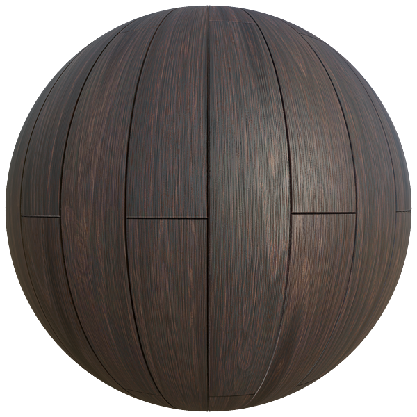 Laminated Brown Wood Plank Texture (Sphere)