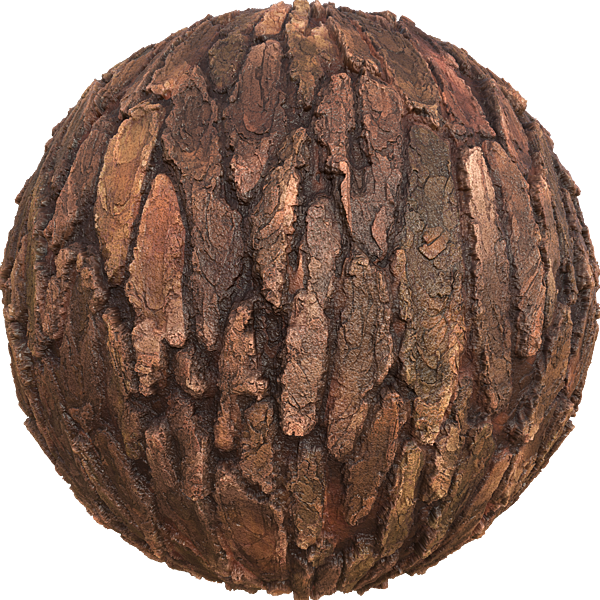 Waxy Tree Trunk Bark Texture (Sphere)